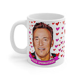 Bruce Springsteen Cute Gift Mug. Stunning Oil Painting Design. Great Fan Present! Handmade Locally