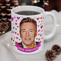 Bruce Springsteen Cute Gift Mug. Stunning Oil Painting Design. Great Fan Present! Handmade Locally