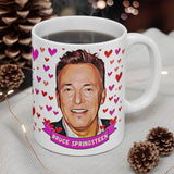 Bruce Springsteen Cute Gift Mug. Stunning Oil Painting Design. Great Fan Present! Handmade Locally