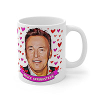 Bruce Springsteen Cute Gift Mug. Stunning Oil Painting Design. Great Fan Present! Handmade Locally