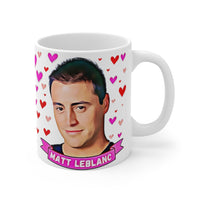 Matt LeBlanc Cute Mug. Stunning Oil Painting Design. Great Present For Joey Friends Fans! Handmade.