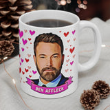 Ben Affleck Cute Gift Mug. Stunning Oil Painting Design. Great Fan Present! Handmade Locally